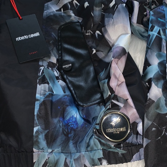 Roberto Cavalli sport Marchito Print Jacket size L - Picture 2 of 16